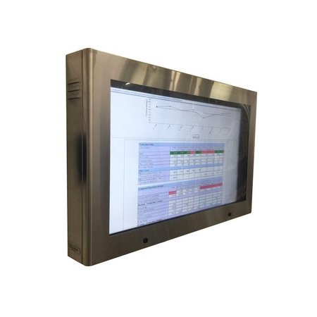 PC ENCLOSURES 55 Stainless Steel LCD Guardian- Fits up to 55" TV Screen 55 Stainless LCD Guardian